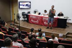 Assembleia sobre retorno ao ANDES-SN - Auditrio da FALE